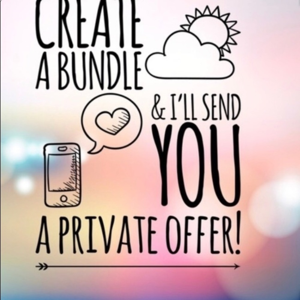 Bundle and I’ll send you an offer!
